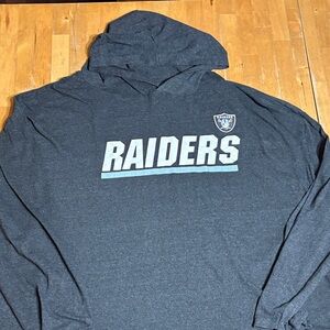 NFL Team Apparel Raiders lightweight Hoodie